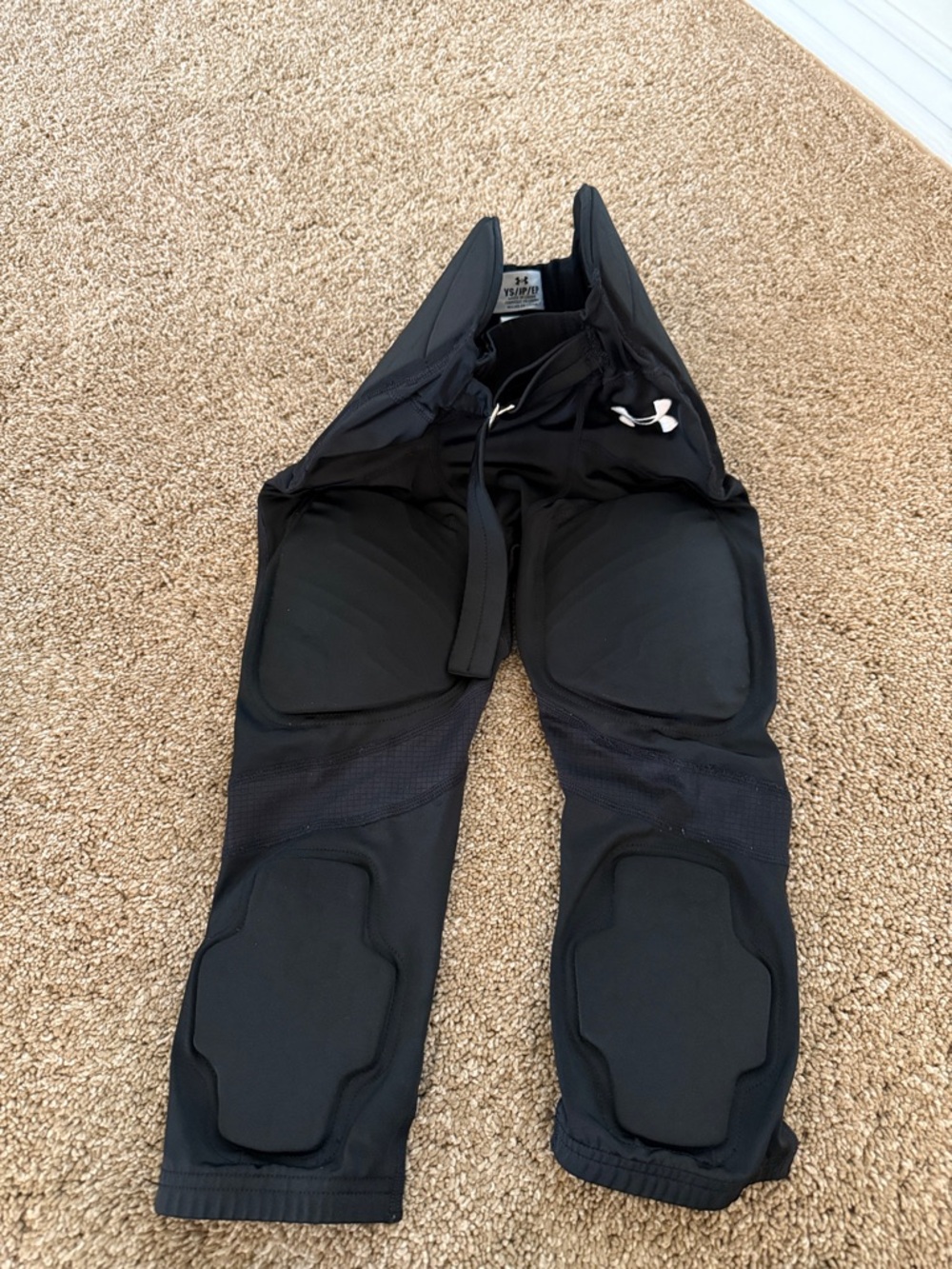 Under Armour Black Padded Compression Football Pants
